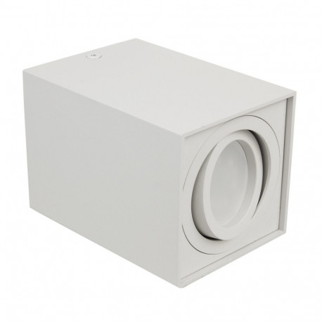 Maclean punktvalgusti halogeen nelinurkne alumiiniumist GU10 valge 80x80x115mm MCE426 W