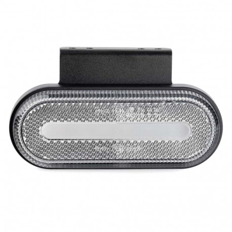 Lampa om-01-w ovaalne valge led äärustuled amio-02375