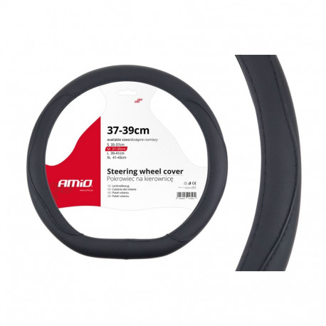 Pokrowiec ścięty nakładka na kierownicę sportową typ d m 37-39cm swc-22-m amio-02304