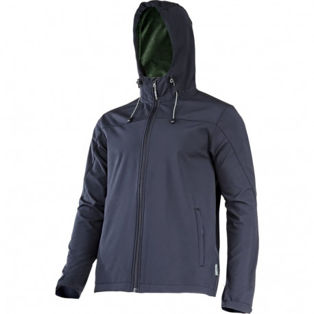 softshell-jope kapuutsiga must, "3xl", ce, lahti