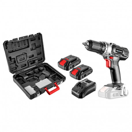 akutoitega puur-kruvikeeraja Energy+ 18V, Li-Ion, padrun 13 mm, 2 aku 2Ah, laadija, kohver