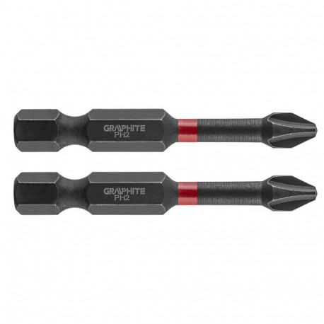 bity udarowe PH2 x 50 mm, 2 tk.