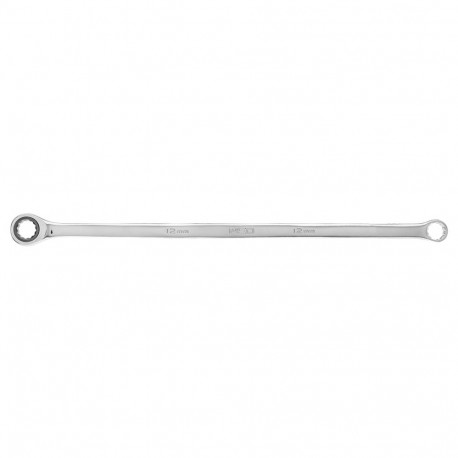 Klucz oczkowy dwustronny z grzechotką, długi 12 mm