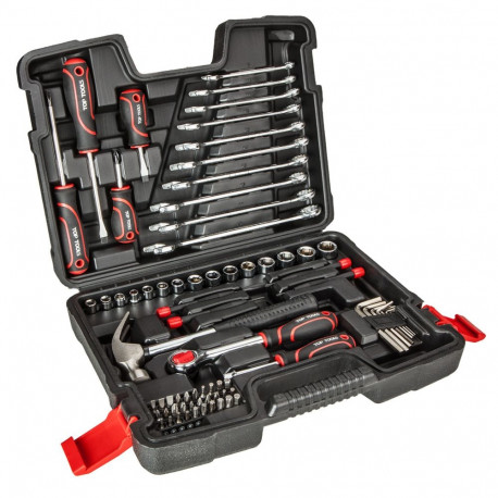 Tööriistakomplekt 1/4", 3/8" 73 tk.