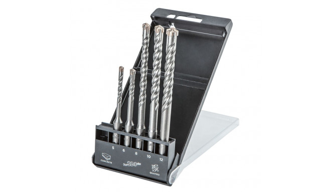 SDS Plus betooni puuride komplekt quatro, 5 tk – 5, 6 x 110 mm + 8, 10, 12 x 160 mm