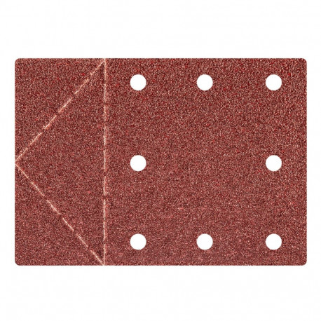 Papier ścierny 115 x 160 mm, otwory, perforacja do odrywania, rzep. K40, 3 szt. (5 tk.)