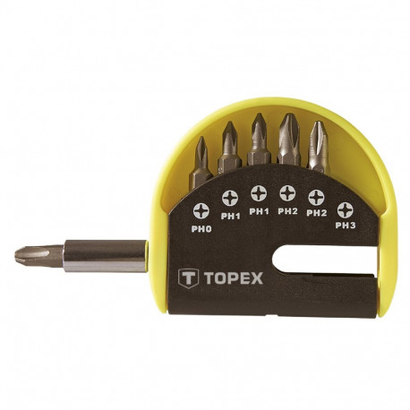 otsakud käepidemega, komplekt 7 tk