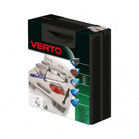 Otwornice wolframowe 32-83 mm, zestaw 5 szt. + pilnik