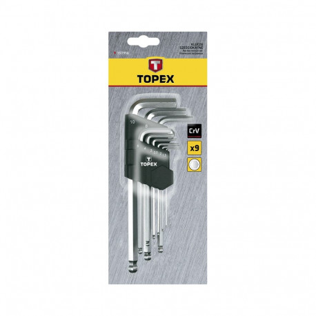 Kuusnurkvõtmete komplekt 1.5-10 mm, 9 tk