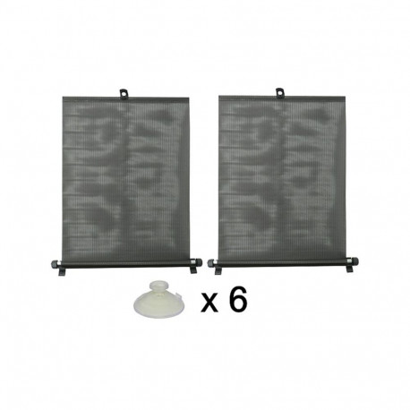 Czarny külgakna rulood 2 tk x 45 cm laiusega