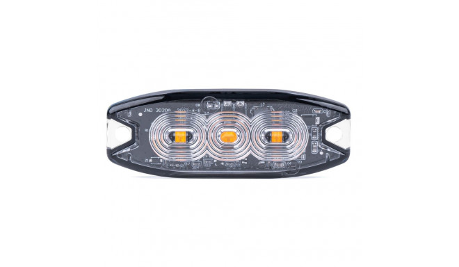 Lame 3 LED hoiatusvälklamp R65 R10 12-24V AMiO-02297