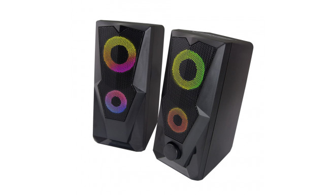 EGS103 Esperanza 2.0 usb led vikerkaare kõlarid baila