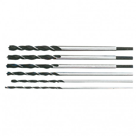 Spiraalsed puidupuurid 6-14 mm, komplekt 6 tk