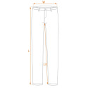 Spodnie robocze 5-kieszeniowe DENIM, rozmiar XXL