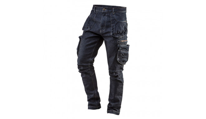 Tööpüksid 5-taskuga DENIM, suurus S