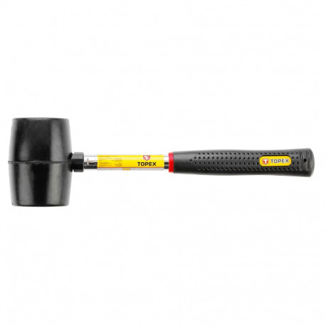 Młotek gumowy 450 g, trzonek metalowy