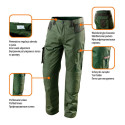 Spodnie robocze CAMO olive, rozmiar S