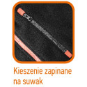 Bluza polarowa, czarna, rozmiar S/48