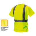 T-shirt ostrzegawczy, żółty, rozmiar L