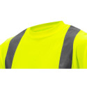 T-shirt ostrzegawczy, żółty, rozmiar XXL