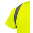 T-shirt ostrzegawczy, żółty, rozmiar XXL