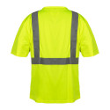 T-shirt ostrzegawczy, żółty, rozmiar XXL