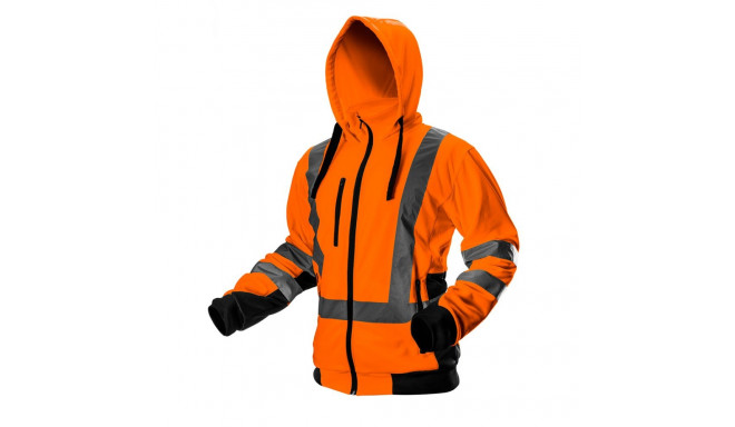 hoiatus-tööpluus, oranž, suurus XL