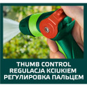 Zraszacz pistoletowy regulowany z płynna regulacją strumienia