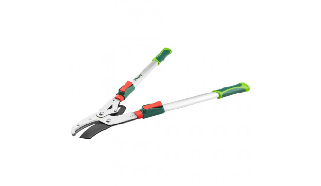 Sekator do gałęzi kowadełkowy teleskopowy 670 mm, średnica cięcia 45 mm, uchwyty aluminiowe