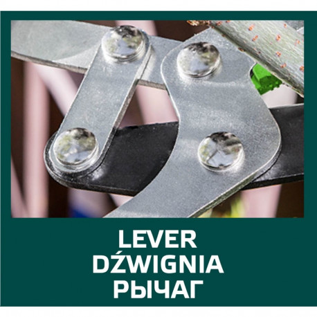 Sekator do gałęzi kowadełkowy 680 mm, średnica cięcia 35 mm