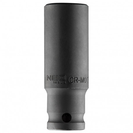Nasadka udarowa 1/2" długa, 19 x 78mm , Cr-Mo