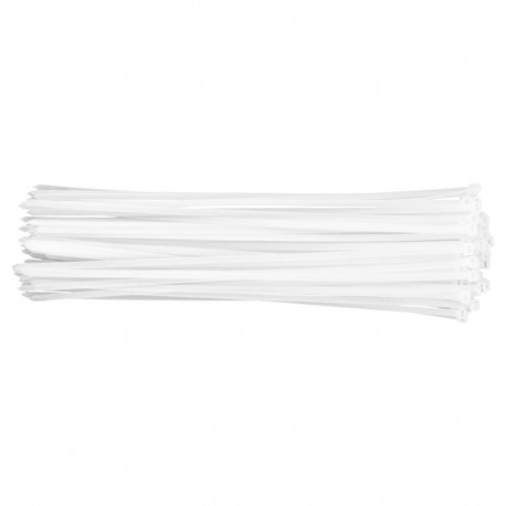 Opaski zaciskowe 7.6 x 500 mm, 75 tk, valged