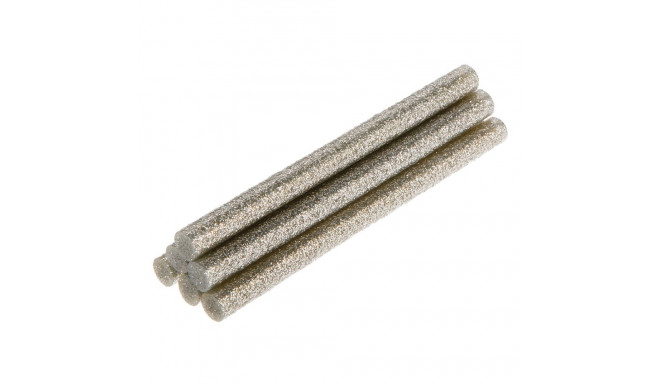 Liimipulgad 8 mm, hõbedased sädelevad, 6 tk.