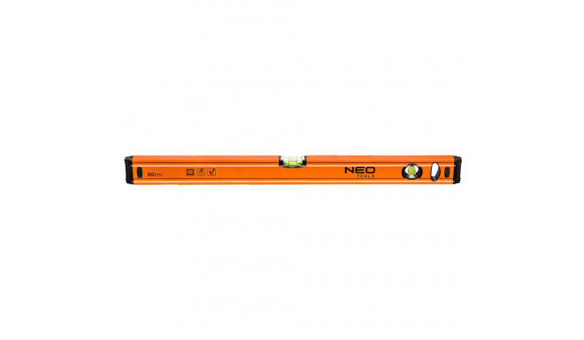 Poziomnica aluminiowa 60 cm, 2 libelle