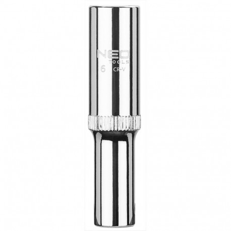 Nasadka sześciokątna długa 1/4", 6 mm, superlock (3 tk.)