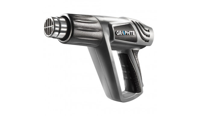 Opalarka 2000W, zakres temperatur: I: 25°C, II: 350°C, III: 550°C, walizka