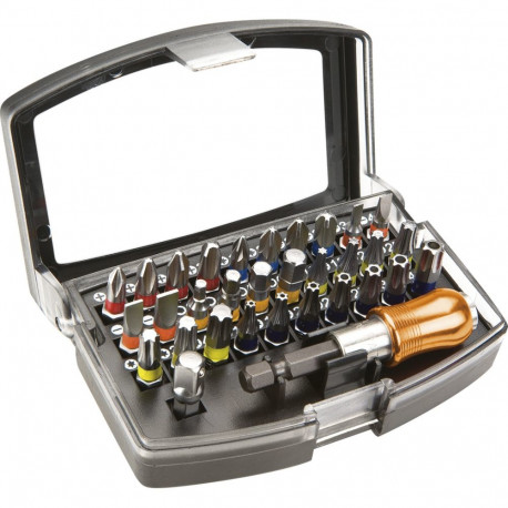 kruvikeeraja otsikud hoidikuga, komplekt 32 tk