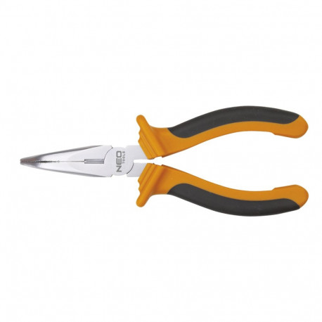 Szczypce wydłużone wygięte 160 mm
