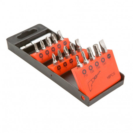 Wkrętakotsikud hoidikuga, komplekt 16 tk