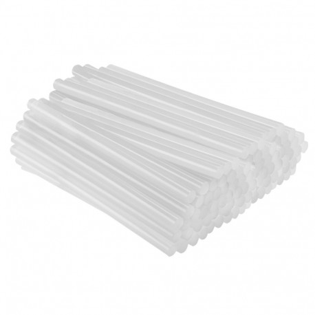 Liimipulgad 11 mm, läbipaistvad, 100 tk.