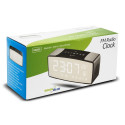 Radiobudzik bluetooth GreenBlue, FM, aux-in, 6W, temperatura, alarm, zegar, akumulator 2200mAh, GB20