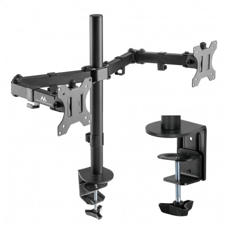 Uchwyt / wieszak biurkowy na 2 monitory LCD Maclean, 17-32", 2x 8kg, MC-884