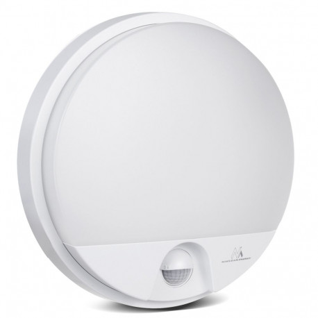 Lampa LED z czujnikiem ruchu Maclean , czujnik PIR, kolor biały, 15W, IP54, 1100lm,barwa neutralna, 