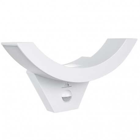 Lampa LED z czujnikiem ruchu Maclean, czujnik PIR, Kolor biały, 10W, IP54, 800lm, MCE290 W