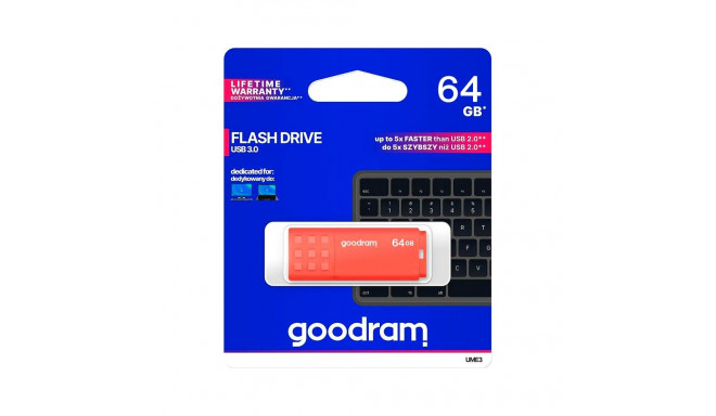 Pendrive Goodram USB 3.2 64GB pomarańczowy