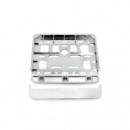 Kroomitud registreerimismärgi raam skuutrile mootorollerile amio-01168