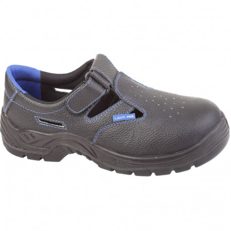 Sandały skórzane czar.-nieb., sb fo sr, "39", ce, lahti