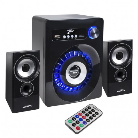 Bluetooth 2.1 kõlarite komplekt Audiocore, FM-raadio, TF-kaardi sisend, AUX, USB-toide, AC910