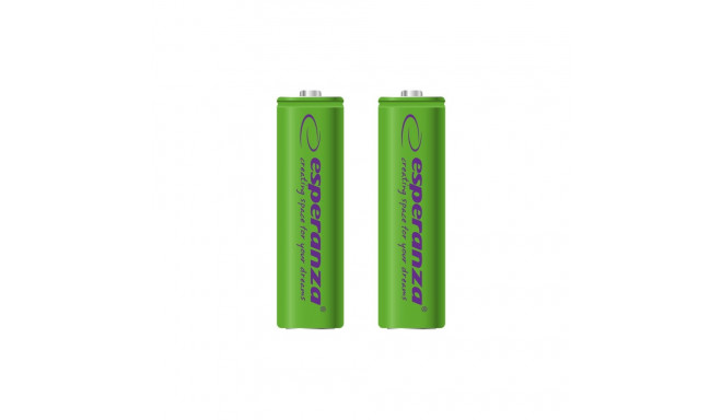 EZA103G Esperanza ni-mh aa 2000mah 2tk rohelised akud