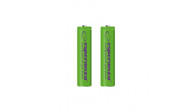 EZA101G Esperanza Ni-MH AAA 1000mAh akud 2tk. rohelised